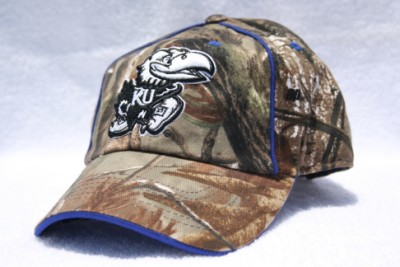 University of Kansas Jayhawk Camo Hat